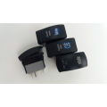 Interrupteur étanche LED bleu Spot Lights Jeep Rocker Switch